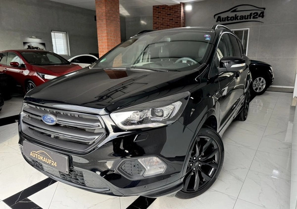 Ford Kuga cena 70500 przebieg: 104000, rok produkcji 2018 z Łęczna małe 529